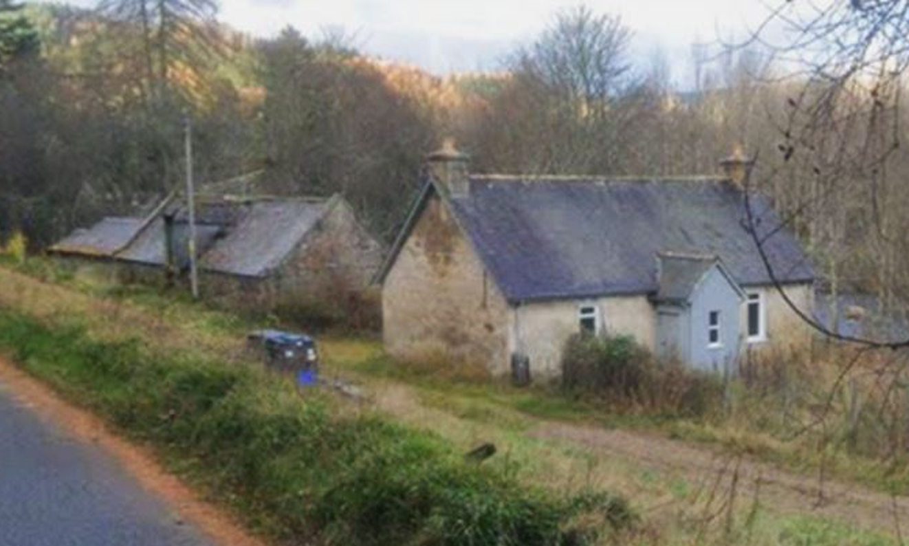 The cottage near Balmoral Castle. 