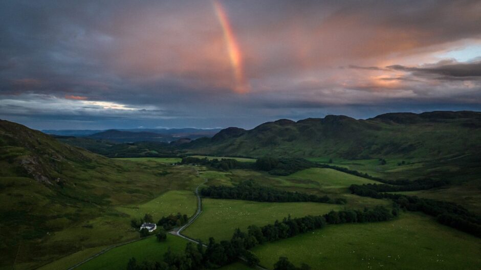 Scottish landscape.