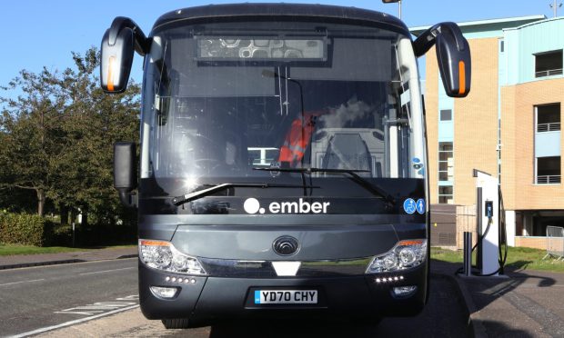 Ember buses are launching in Aberdeen