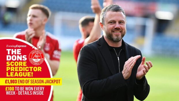 New Aberdeen manager Jimmy Thelin. Image: Alamy Live News.