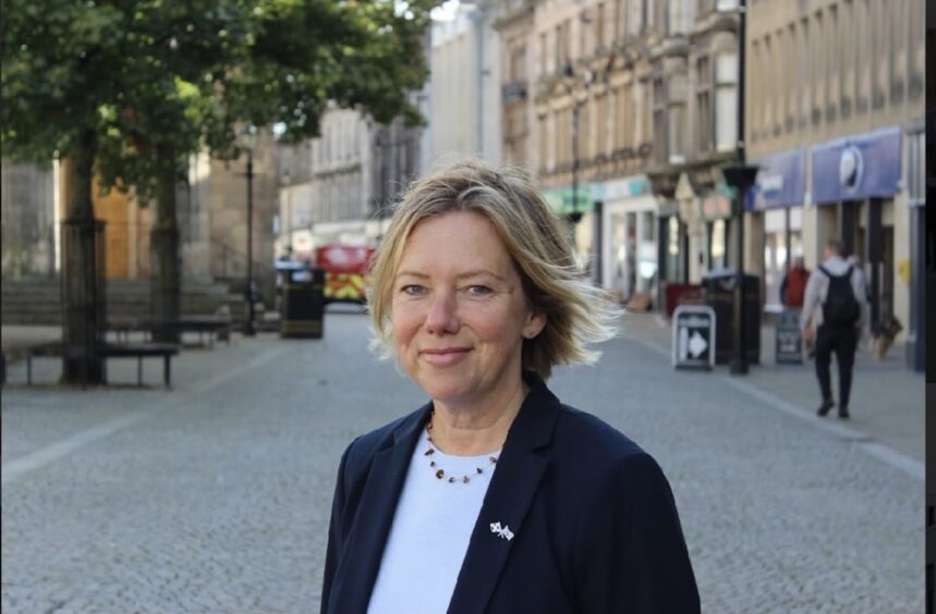 Conservative candidate Elaine Kirby who is in the running for the Elgin south by-election