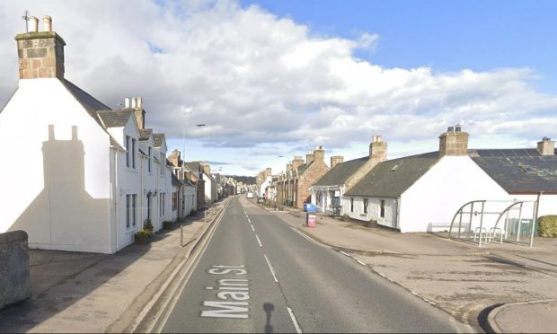 The collision happend near the Granish junction, north of Aviemore on Friday. Image: Google Maps.