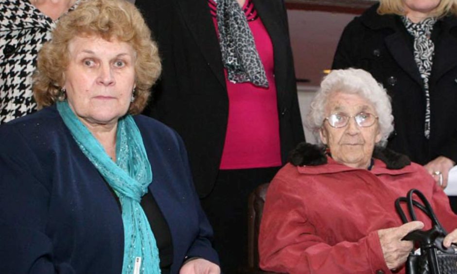 Jeannie pictured with her mother Mary, who died in 2013.