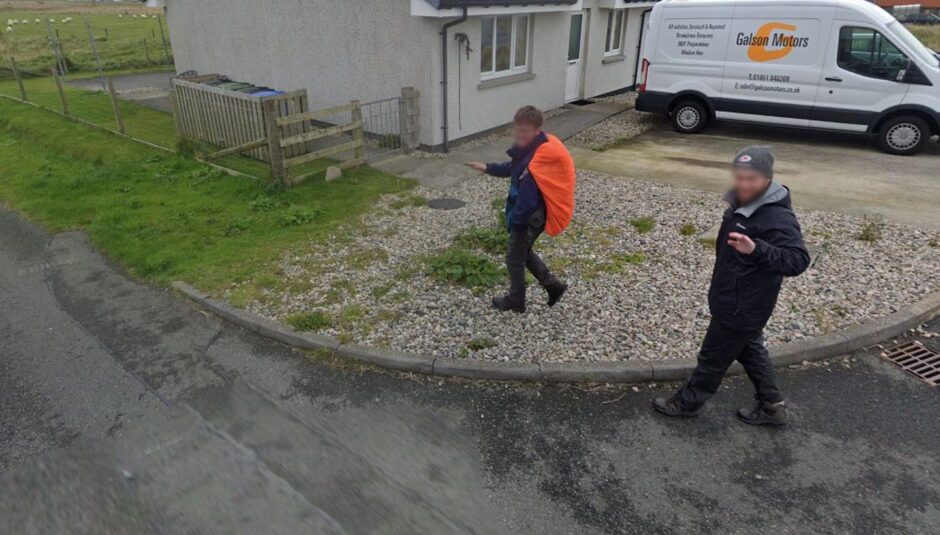 Google Street View Lewis hammer attack prank