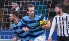 Jevan Anderson, centre, scored in Banks o' Dee's Scottish Cup win against East Fife.