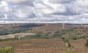 Hill of Fare windfarm proposal. Image: RES.