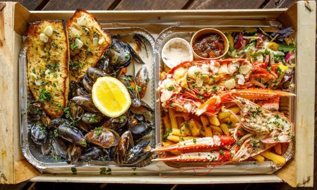 A seafood sharing platter from The Highland Larder in Dornoch. Image: The Highland Larder.