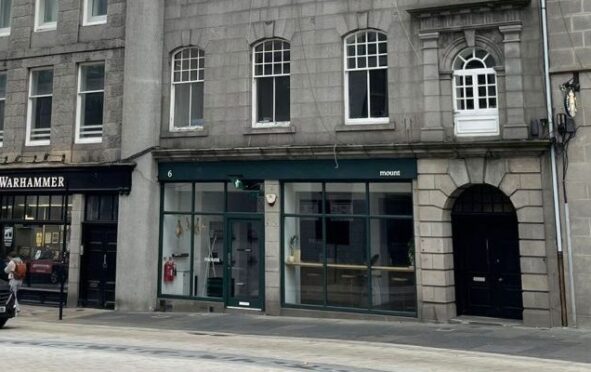Mount cafe on Upperkirkgate. Aberdeen.