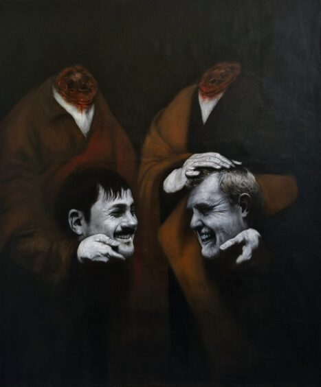 Laughing Heads by Brodie Wilson, starring his brother Joshua and Gray's lecturer Michael Agnew. Image: Brodie Wilson