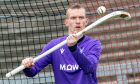 Scotland shinty international keeper Stuart MacDonald. Image: Neil G Paterson.