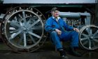 Ian Bain, with his 1936 Ferguson Brown tractor.