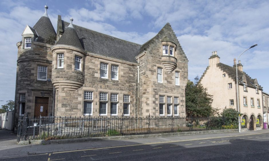 Exterior of Ex Servicemen's Club. 