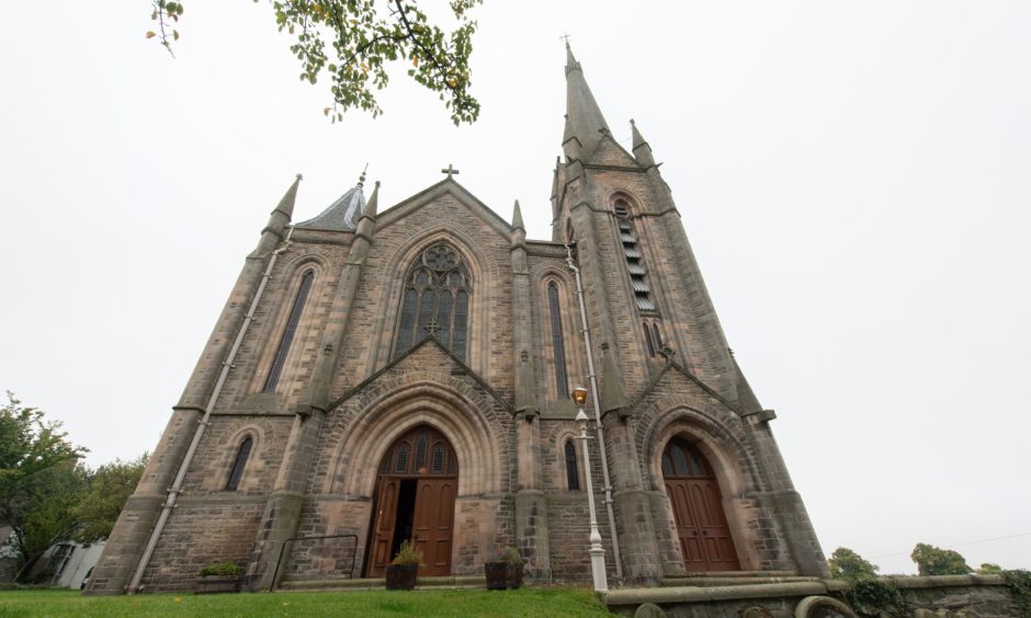 St Laurence Church in Forres exterior. 