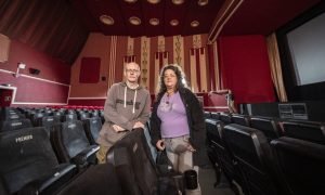 Cinema owner Steve Bieszke invited paranormal investigator Lynda Dean into Moray Playhouse