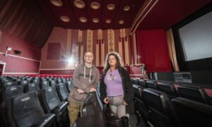 We joined Steven Bieszke and Lynda Dean for a tour around the cinema. Image: Jason Hedges/DC Thomson.