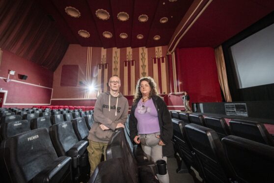 We joined Steven Bieszke and Lynda Dean for a tour around the cinema. Image: Jason Hedges/DC Thomson.