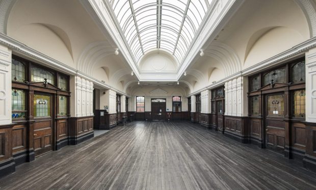 Old Elgin station ticket hall.