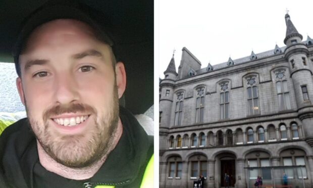 Robert James appeared at Banff Sheriff Court. Images: Facebook/DC Thomson