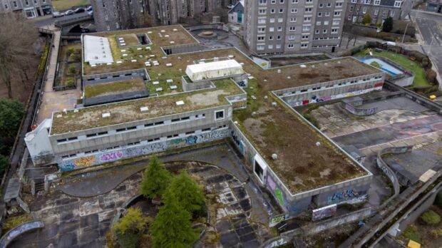 Denburn medical centre and car park