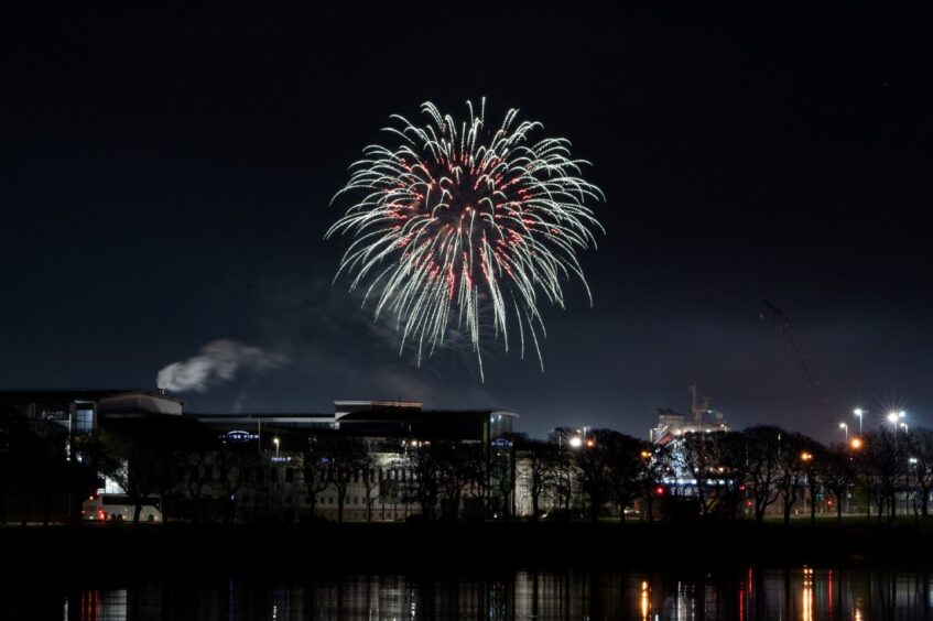 Fireworks in Aberdeen