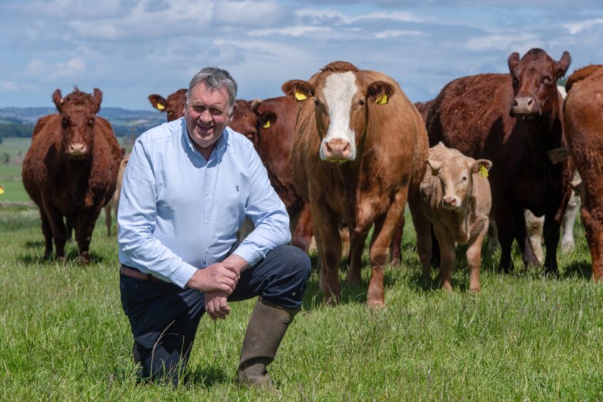 Pete Watson on his farm.