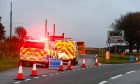 Scene of Toll of Birness crash