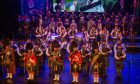 Pipe bands perform during A Toast Tae Robbie Shepherd at His Majesty's Theatre. 
All images: Kenny Elrick/DC Thomson