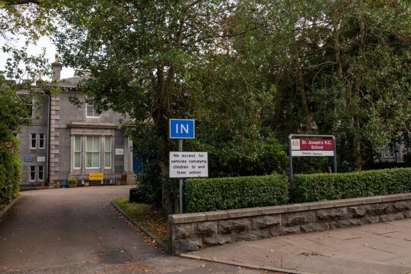 St Joseph's RC School in Aberdeen. Image: Kenny Elrick/DC Thomson