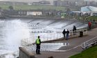 Police are responding to a major incident at Aberdeen beach. Image: Kenny Elrisk/DC Thomson