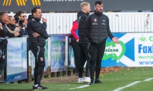 Inverurie Locos manager Dean Donaldson, right, has been preparing his side to face Aberdeen in the Morrison Motors (Turriff) R Davidson Highland League Cup.