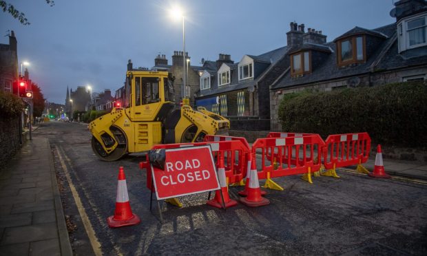 The busy stretch of road will be closed for two weeks. Image: Kath Flannery/DC Thomson