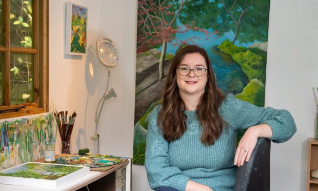 Katie Hammond says art has been extremely therapeutic during her battle wth chronic illnesses.