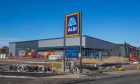 The new Macduff Aldi store is nearing completion. Image: Kami Thomson/DC Thomson