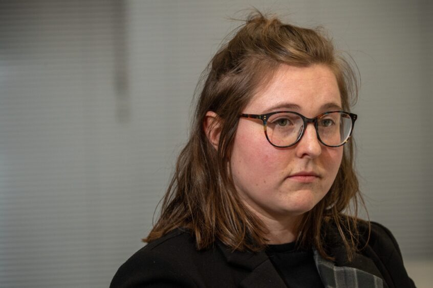 SNP councillor Miranda Radley shook with anger as she spoke in the debate on Catholic schools in Aberdeen. Image: Kami Thomson/DC Thomson