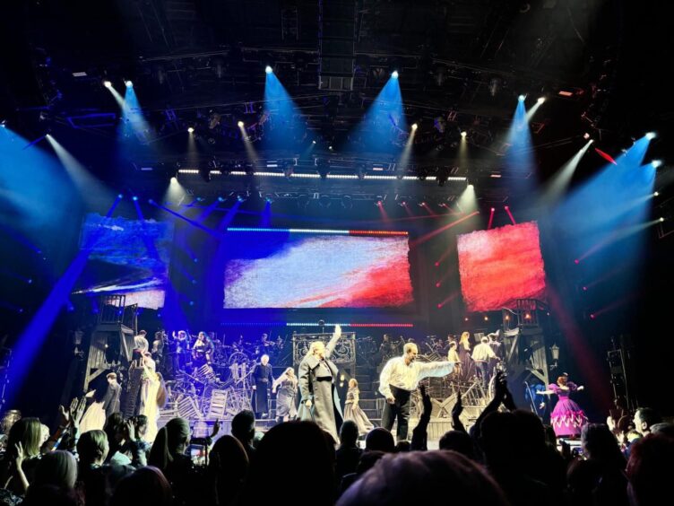 The Les Misérables performance at P&J Live featuring Alfie Boe and Michael Ball.