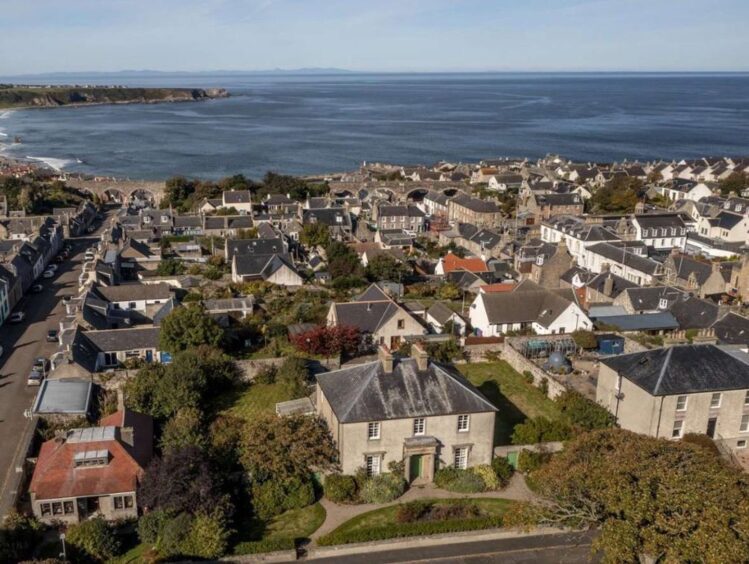 Georgian manse offering sea views of the Moray Coast