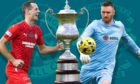 Michael Finnis, left, of Brora Rangers and Clachnacuddin's Joe Malin are determined to try to win the North of Scotland Cup.