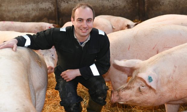 Aberdeenshire farmer Ben Lowe.