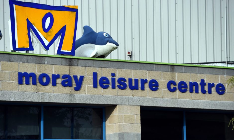 Moray Leisure Centre exterior.