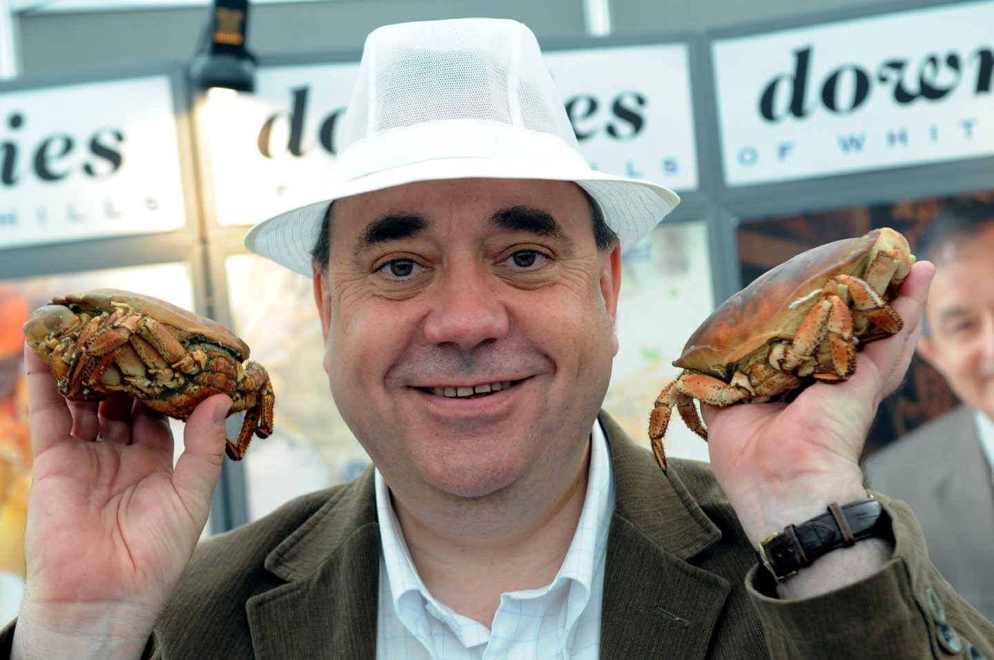 Alex Salmond at the Turriff Show in the north-east in 2008