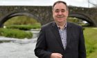 Alex Salmond, pictured in Inverurie, died suddenly on Saturday in North Macedonia. Image: Kenny Elrick/DC Thomson.