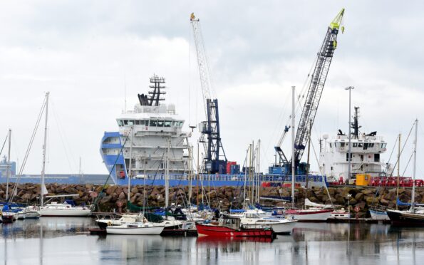 A yacht owner was found dead at Peterhead Bay Marina. Image: Kami Thomson/ DC Thomson