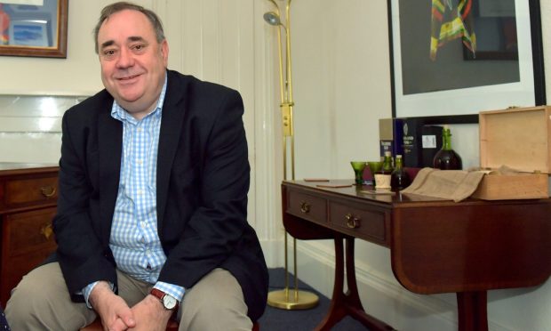 Alex Salmond at his office in Ellon, Aberdeenshire.     
     .....see feature by Ellie House.         
Picture by Kami Thomson