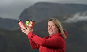 Karen MacCorquodale who runs Wild Barn brewery in Caol, near Fort William, at  Loch Linnhe. Image: Sandy McCook/DC Thomson