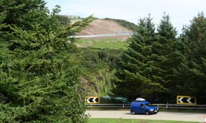 Image looking down the hill towards the Berridale Braes in Caithness