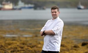 Calum Munro, chef of Scorrybreac, Portree. Image by Sandy McCook /DCThomson.