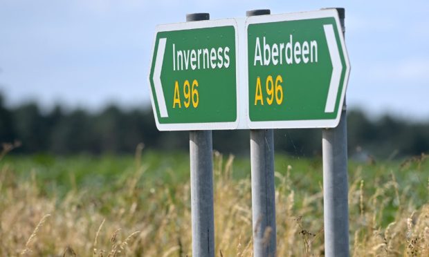 The A96 was supposed to be dualled by 2030 but work has yet to even begin. Image: Sandy McCook/DC Thomson.