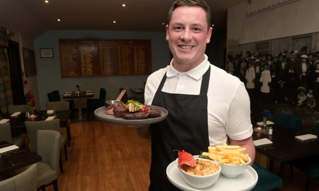 Chef Craig Douglas has opened his own restaurant at the Fortrose and Rosemarkie Golf Course. Image: Sandy McCook/DC Thomson