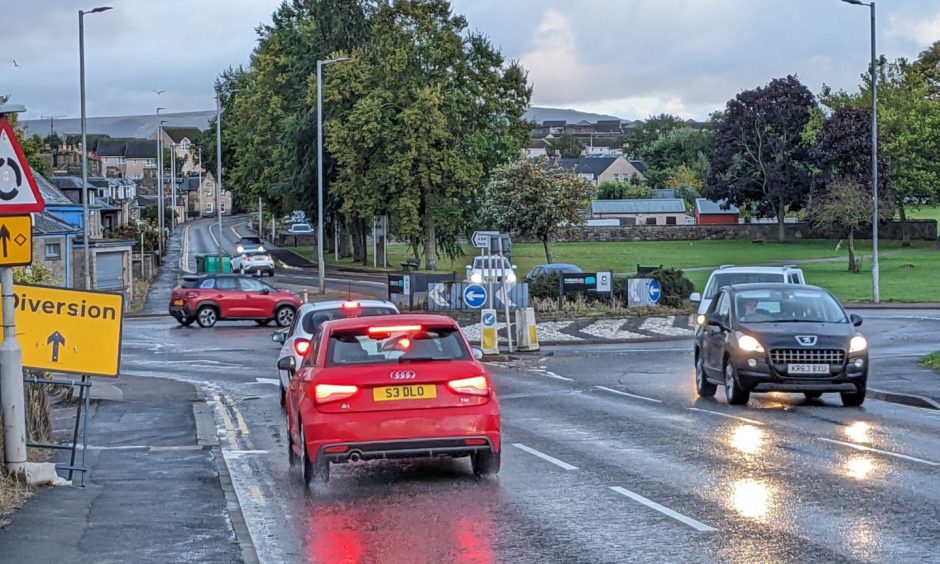 Edgar Road roundabout 