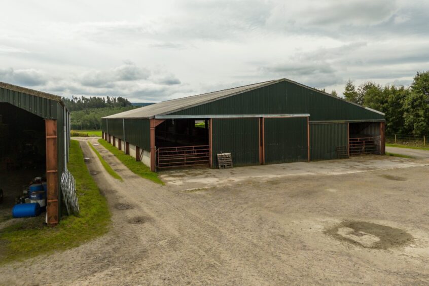 Farm building at Pittenkerrie.